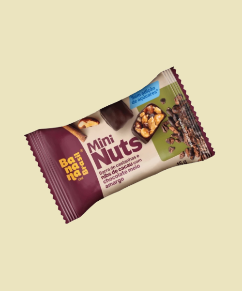 Mini Nuts Chocolate Meio Amargo 15g