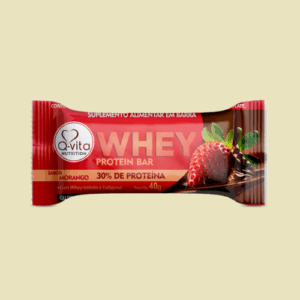 Whey Protein Bar - MORANGO Q-vita - 40G