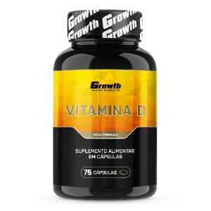 Vitamina D (75 cápsulas) - Growth Supplements