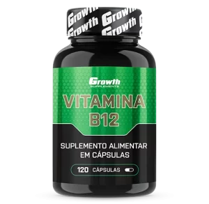 Vitamina B12 (120 cápsulas) - Growth Supplements