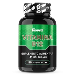 Vitamina B12 (120 cápsulas) - Growth Supplements