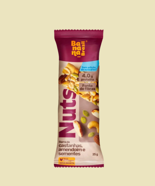 Nuts - Castanhas Amendoim e Sementes 25g