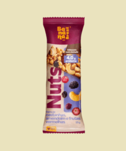 NUTS - BARRA DE CASTANHAS, AMENDOIM E FRUTAS VERMELHAS 25G