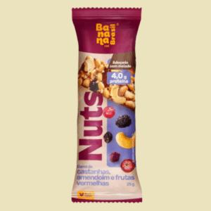 NUTS - BARRA DE CASTANHAS, AMENDOIM E FRUTAS VERMELHAS 25G